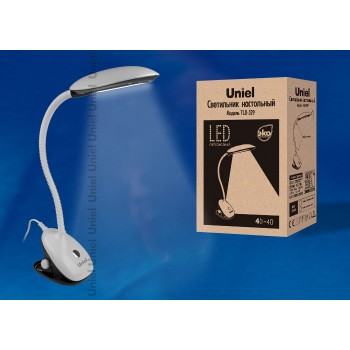 Настольная лампа (UL-00000803) Uniel TLD-529 Black-White/LED/400Lm/4500К (Китай)