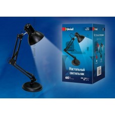 Настольная лампа (UL-00002120) Uniel TLI-221 Black E27