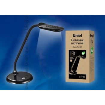 Настольная лампа (06545) Uniel TLD-506 Black/LED/550Lm/5000K (Китай)