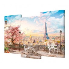 Модульная картина Мечты о Париже Toplight 150х100см TL-M2018