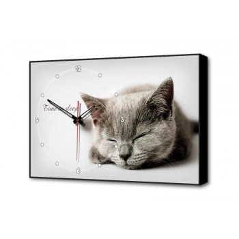 Настенные часы Серая кошка Timebox Toplight 37х60х4см TL-C5022 (Россия)