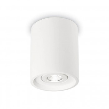Потолочный светильник Ideal Lux Oak PL1 Round Bianco (Италия)