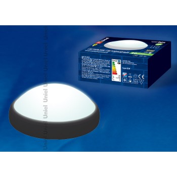 Потолочный светодиодный светильник (11135) Uniel ULW-R03-8W/NW IP65 BLACK (Китай)