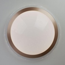 Потолочный светодиодный светильник с пультом ДУ Eurosvet Fusion 40003/1 LED матовое золото