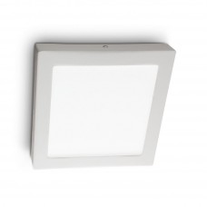 Настенно-потолочный светодиодный светильник Ideal Lux Universal AP1 18W Square Bianco
