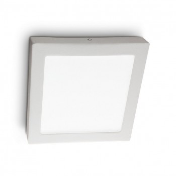 Настенно-потолочный светодиодный светильник Ideal Lux Universal AP1 18W Square Bianco (Италия)
