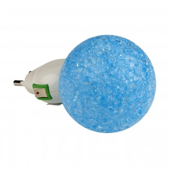 Настенный светодиодный светильник (10328) Uniel DTL-309-Шар/Blue/1LED/0,1W (Китай)