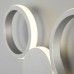 Настенный светодиодный светильник Eurosvet Rings 40141/1 LED серебро (Россия)