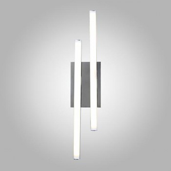 Настенный светодиодный светильник Eurosvet Хай-Тек 90020/2 хром (Россия)
