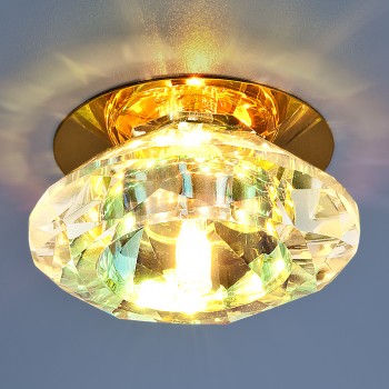 Встраиваемый светильник Elektrostandard 8016 G4 GD/Сolor золото/перламутр 4690389009303 (Китай)