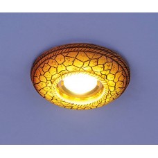 Встраиваемый светильник с двойной подсветкой Elektrostandard 3080 желтая подсветка 4690389030574