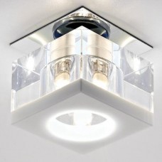 Встраиваемый светильник Ambrella light Glass D8031 CL/W