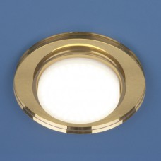 Встраиваемый светильник Elektrostandard 8061 GX53 YL/GD зеркальный/золото 4690389065149