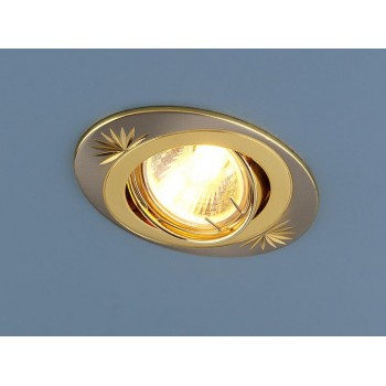 Встраиваемый светильник Elektrostandard 856 CF MR16 SN/GD сатин-никель/золото 4690389067358 (Китай)