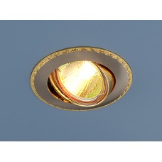 Встраиваемый светильник Elektrostandard 635 MR16 SNG сатин никель/золото 4690389010996