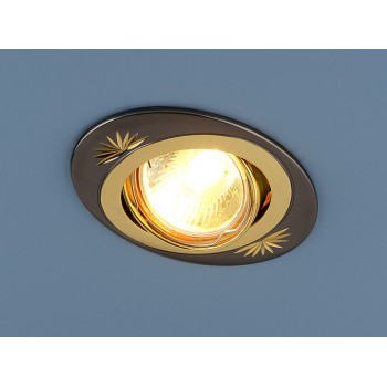 Встраиваемый светильник Elektrostandard 856 CF MR16 GU/GD черный/золото 4607176192698 (Китай)