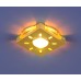 Встраиваемый светильник с двойной подсветкой Elektrostandard 1051 золото/белый 4690389030604 (Китай)