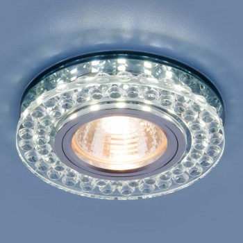 Встраиваемый светильник Elektrostandard 8381 MR16 CL/SBK прозрачный/дымчатый 4690389098321 (Китай)
