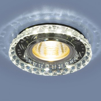 Встраиваемый светильник Elektrostandard 8351 MR16 CL/BK прозрачный/черный 4690389098376 (Китай)