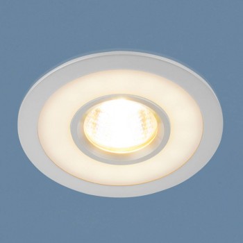 Встраиваемый светильник с двойной подсветкой Elektrostandard 1052 MR16 CH хром 4690389061967 (Китай)