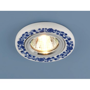 Встраиваемый светильник Elektrostandard 9035 керамика MR16 бело-голубой (WH/BL) 4690389018756 (Китай)
