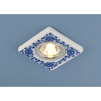 Встраиваемый светильник Elektrostandard 9034 керамика MR16 бело-голубой (WH/BL) 4690389018770 (Китай)