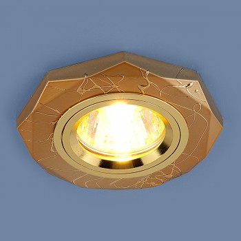Встраиваемый светильник Elektrostandard 2040 MR16 GD золото 4690389003479 (Китай)