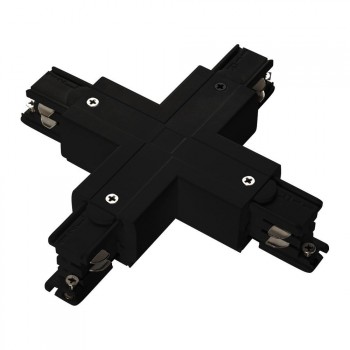 Коннектор X-образный Ideal Lux Link Trim X-Connector Black (Италия)