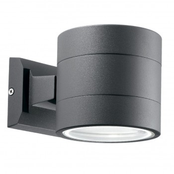 Уличный настенный светильник Ideal Lux Snif AP1 Round Antracite (Италия)