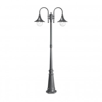 Садово-парковый светильник Ideal Lux Cima PT2 Antracite 246833 (ИТАЛИЯ)