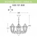 Уличный подвесной светильник Fumagalli Sichem/Anna 3L E22.120.S30.BXF1R (Италия)