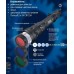 Ручной светодиодный фонарь Uniel (05727) от батареек 162х44 550 лм P-ML076-BB Black (Китай)