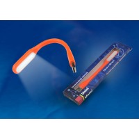Переносной светодиодный фонарь Uniel (UL-00000252) Usb-зарядка 170х15 260 лм TLD-541 Orange