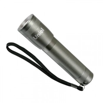 Ручной светодиодный фонарь Uniel (03480) от батареек 60 лм S-LD015-C Silver (Китай)