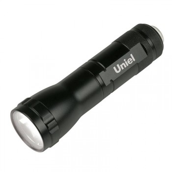 Ручной светодиодный фонарь Uniel (06646) от батареек 60 лм S-LD036-C Black (Китай)