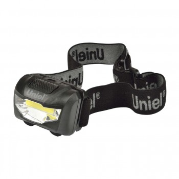 Налобный светодиодный фонарь Uniel (UL-00001379) от батареек 120 лм S-HL017-C Black (Китай)