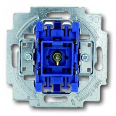 Выключатель кнопочный одноклавишный однополюсный ABB BJE 10A 250V с подсветкой N-клеммой 2CKA001413A1106