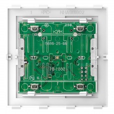 Кнопочный модуль Schneider Electric Merten D-Life PlusLink Wiser BLE двухклавишный MTN5123-6000