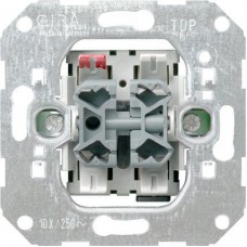 Выключатель управления жалюзи Gira System 55 10A 250V 015900