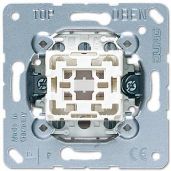 Выключатель одноклавишный кнопочный Jung 10A 250V 531-41U (ГЕРМАНИЯ)