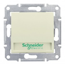 Выключатель кнопочный с подсветкой и полем для надписи Schneider Electric Sedna 10A 250V SDN1700447