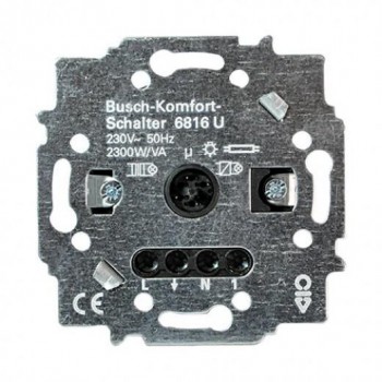 Выключатель многофункциональный ABB BJE с датчиком движения Busch-Komfort-Schalter 2300W 2CKA006800A2621 (Германия)
