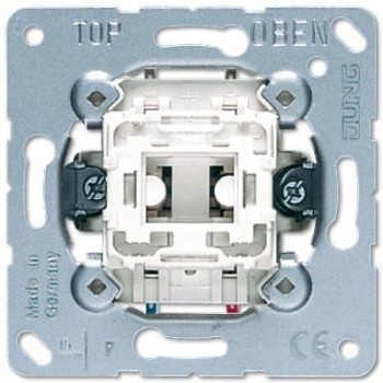Выключатель одноклавишный кнопочный Jung 10A 250V 533U (ГЕРМАНИЯ)