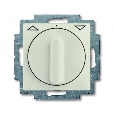 Выключатель жалюзи поворотный без фиксации ABB Basic55 chalet-белый 2CKA001101A0931