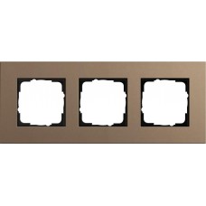 Рамка 3-постовая Gira Esprit Lenoleum-Multiplex светло-коричневый 0213221