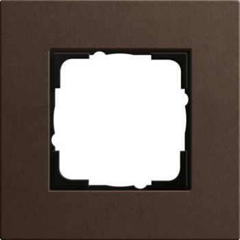Рамка 1-постовая Gira Esprit Lenoleum-Multiplex коричневый 0211223 (Германия)