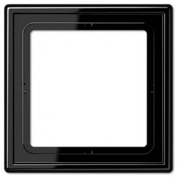 Рамка 1-постовая Jung LS 990 черная LS981SW (ГЕРМАНИЯ)