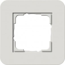 Рамка 1-постовая Gira E3 светло-серый/антрацит 0211421