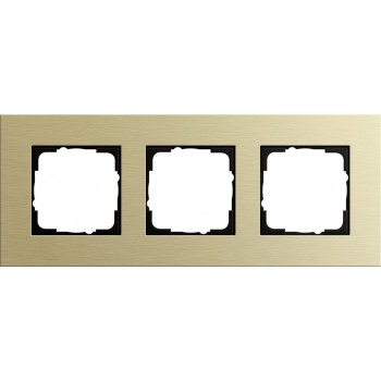 Рамка 3-постовая Gira Esprit светло-золотой 0213217 (Германия)