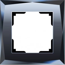 Рамка Diamant на 1 пост черный WL08-Frame-01 4690389054396